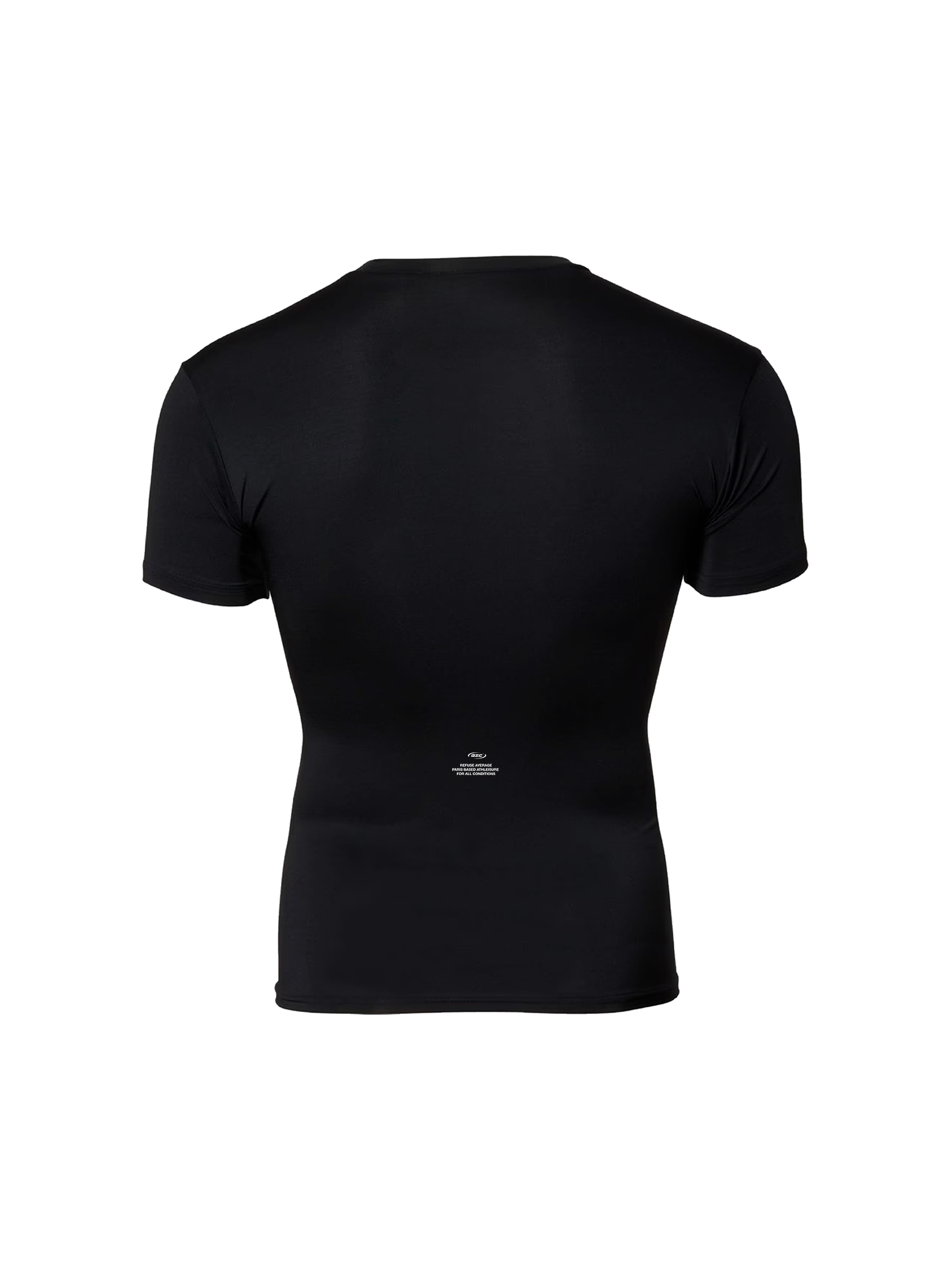 AURA COMPRESS TEE - BLACK/WHITE