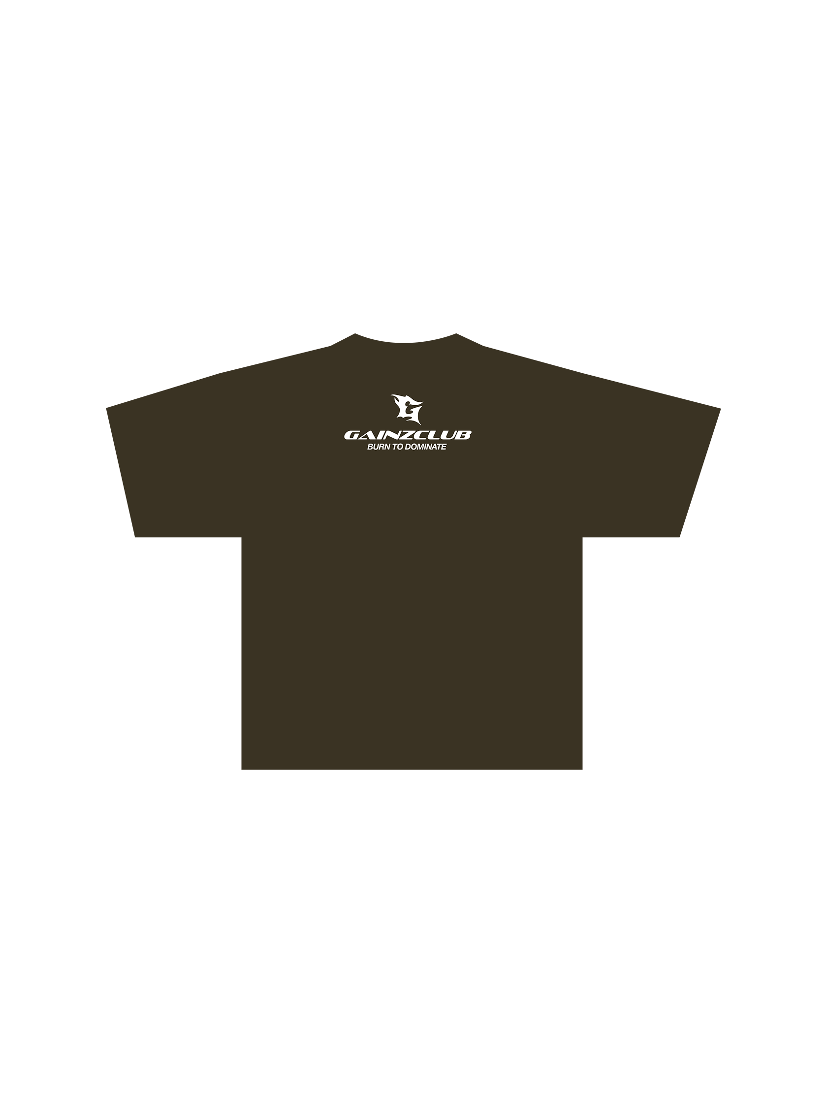 DOMINATE TEE - DARK KHAKI